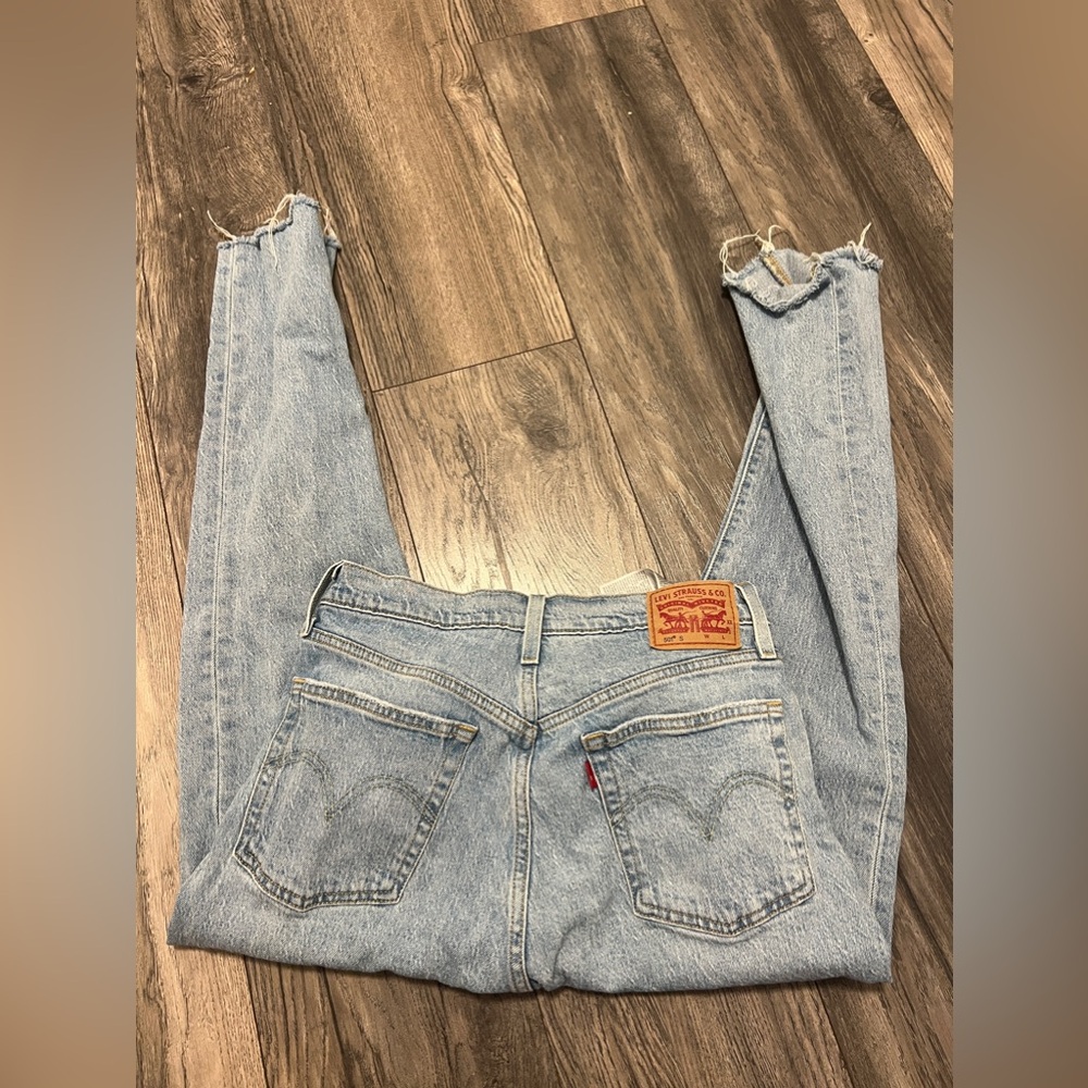 π±π¦’4 FOR $15!π¦’π± 501 Levi's Light Blue Women's Jeans - Picture 2 of 3